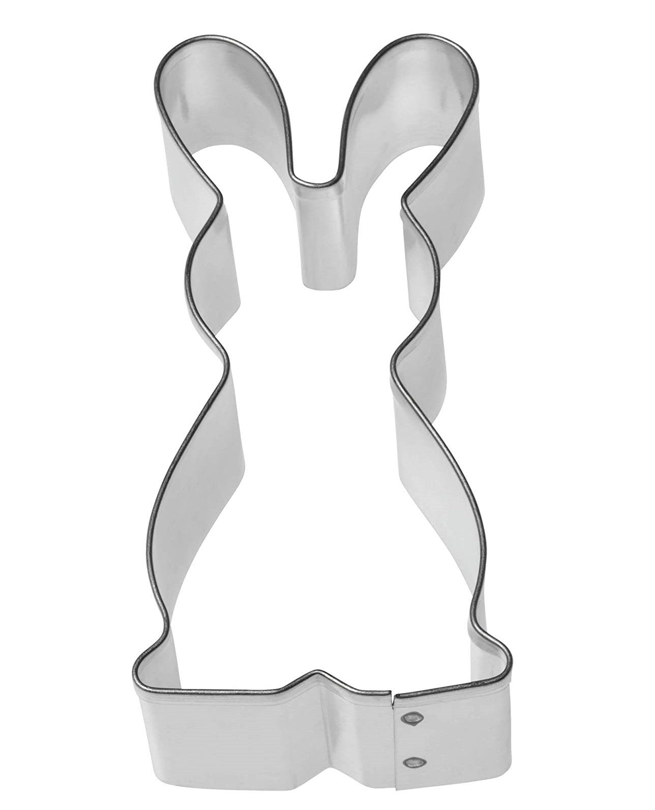 Kaiser Backformen Ausstechform Plätzchen Ausstecher Hase Henry, Edelstahl, 8 x 6,5 x 2,5 cm, Edelstahl, Klein, ideal für Ostern, langlebig und spülmaschinenfest
