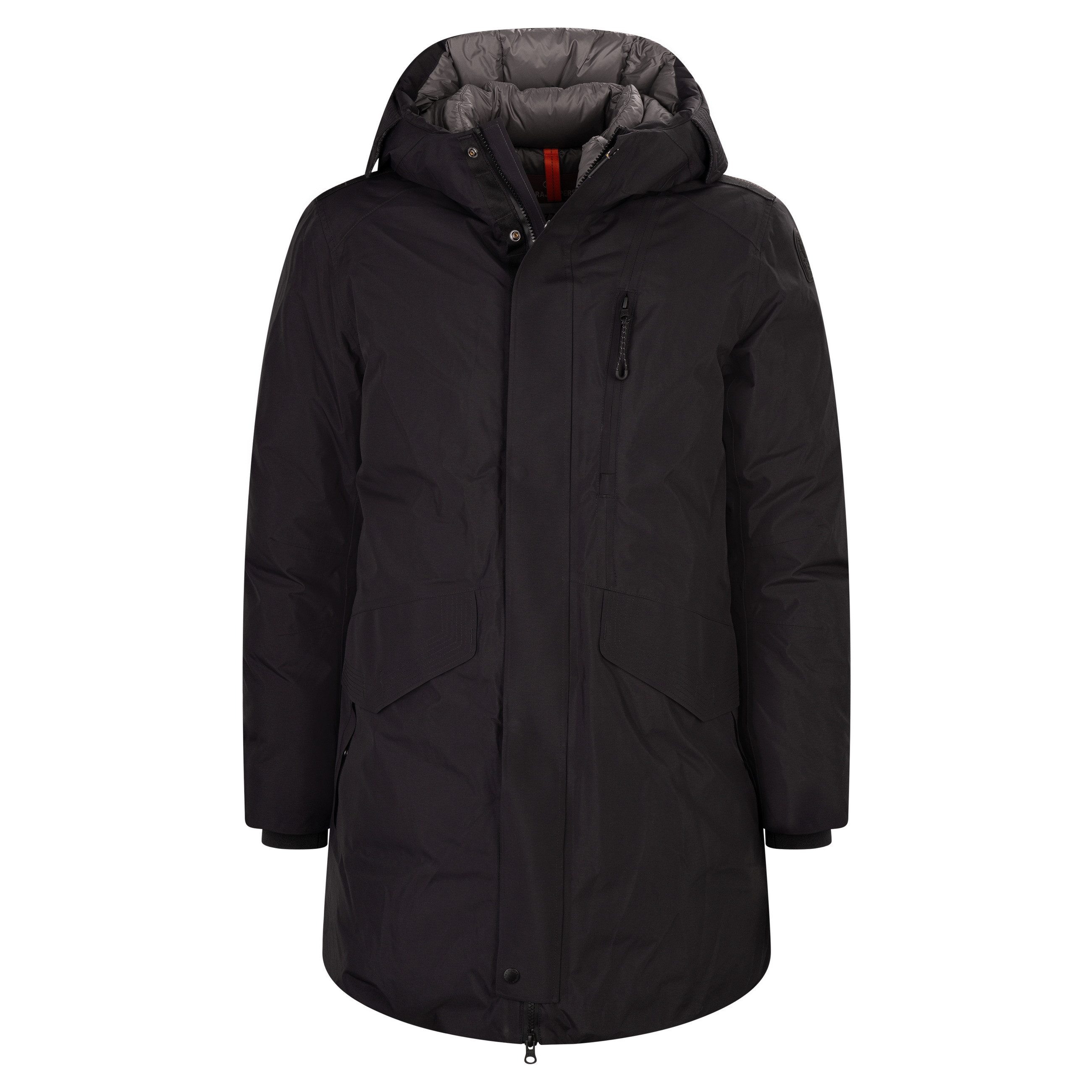Parajumpers Daunenmantel PJS HAYATE Kapuzen Herren Daunenjacke / Mantel Schwarz Wassersäule: 5000 mm