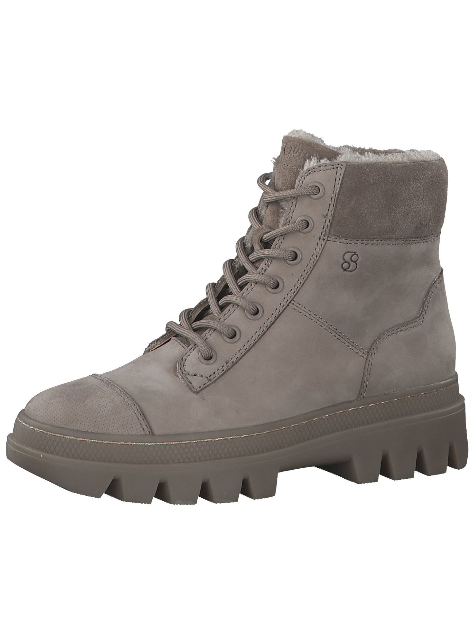s.Oliver s.Oliver Stiefelette Veloursleder Schnürstiefelette