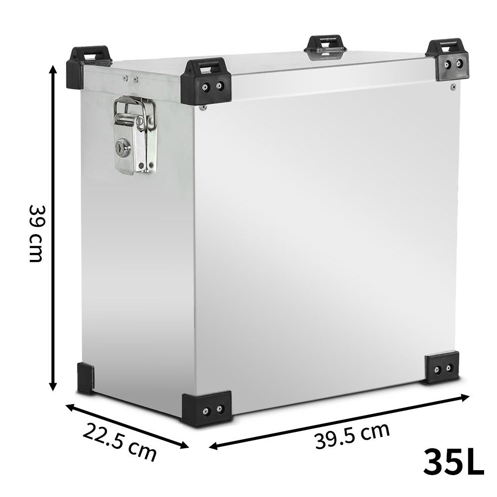 Bagtecs Kofferset Set Alukoffer + Kofferträger passend für Honda Transalp XL 750 23-26 A