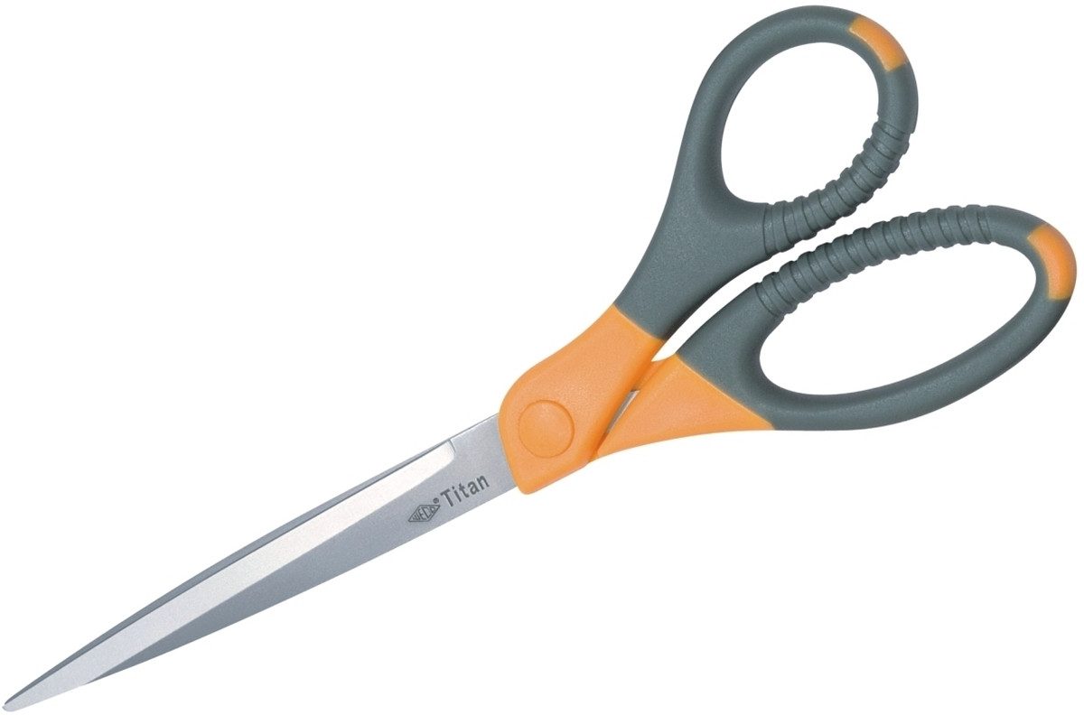 Papierscheren Schere Titan Plus 25cm grau/gelb