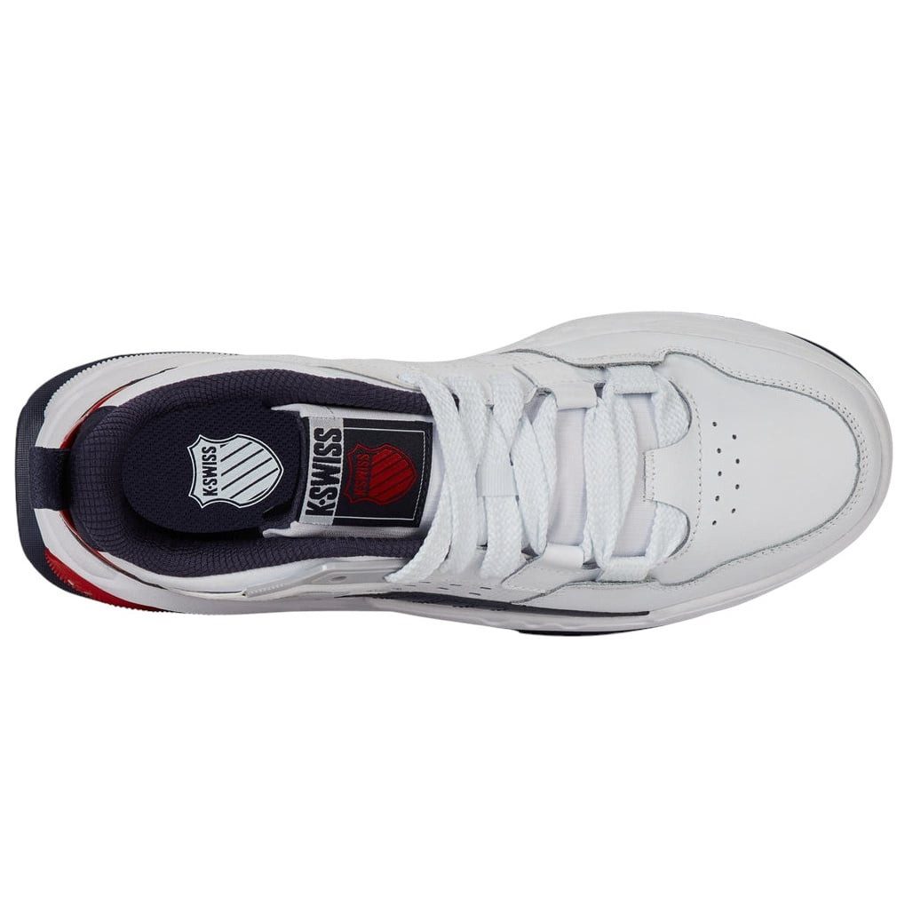 K-Swiss Techna Trainer (Leder) weiss/navyblau/rot Herren Sneaker günstig online kaufen