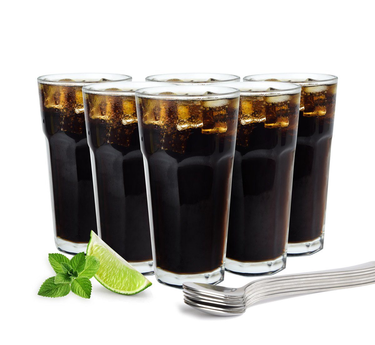Longdrinkglas 6 Longdrinkgläser 425ml Caipirinha Gläser Kaffeegläser Cocktailgläser