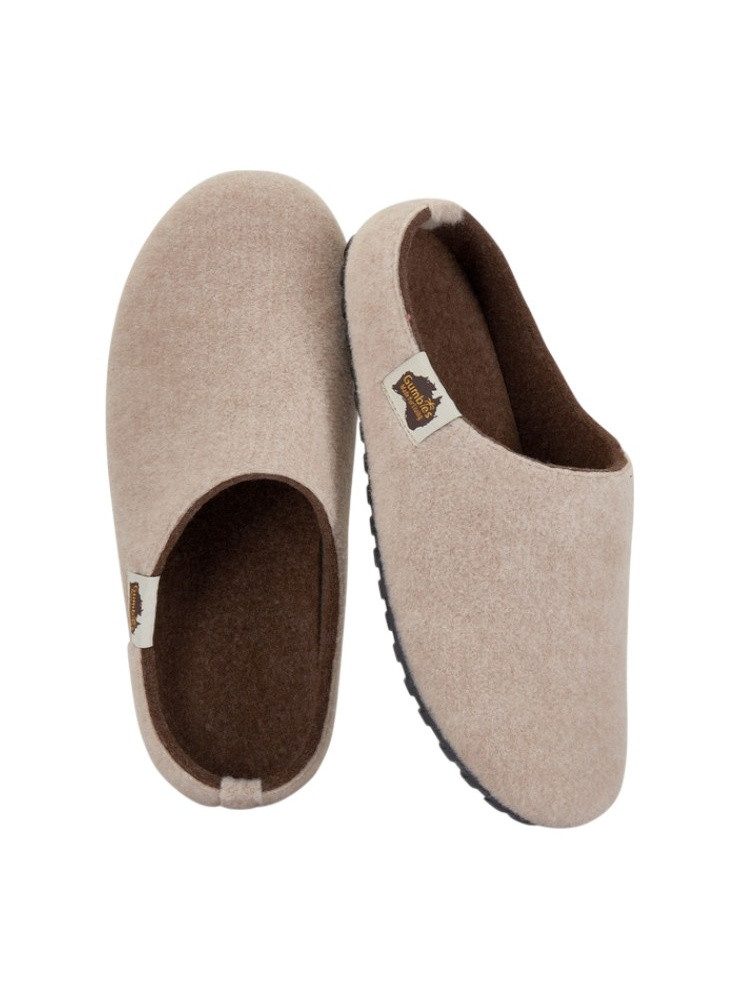 Gumbies Slipper beige/braun Hausschuh