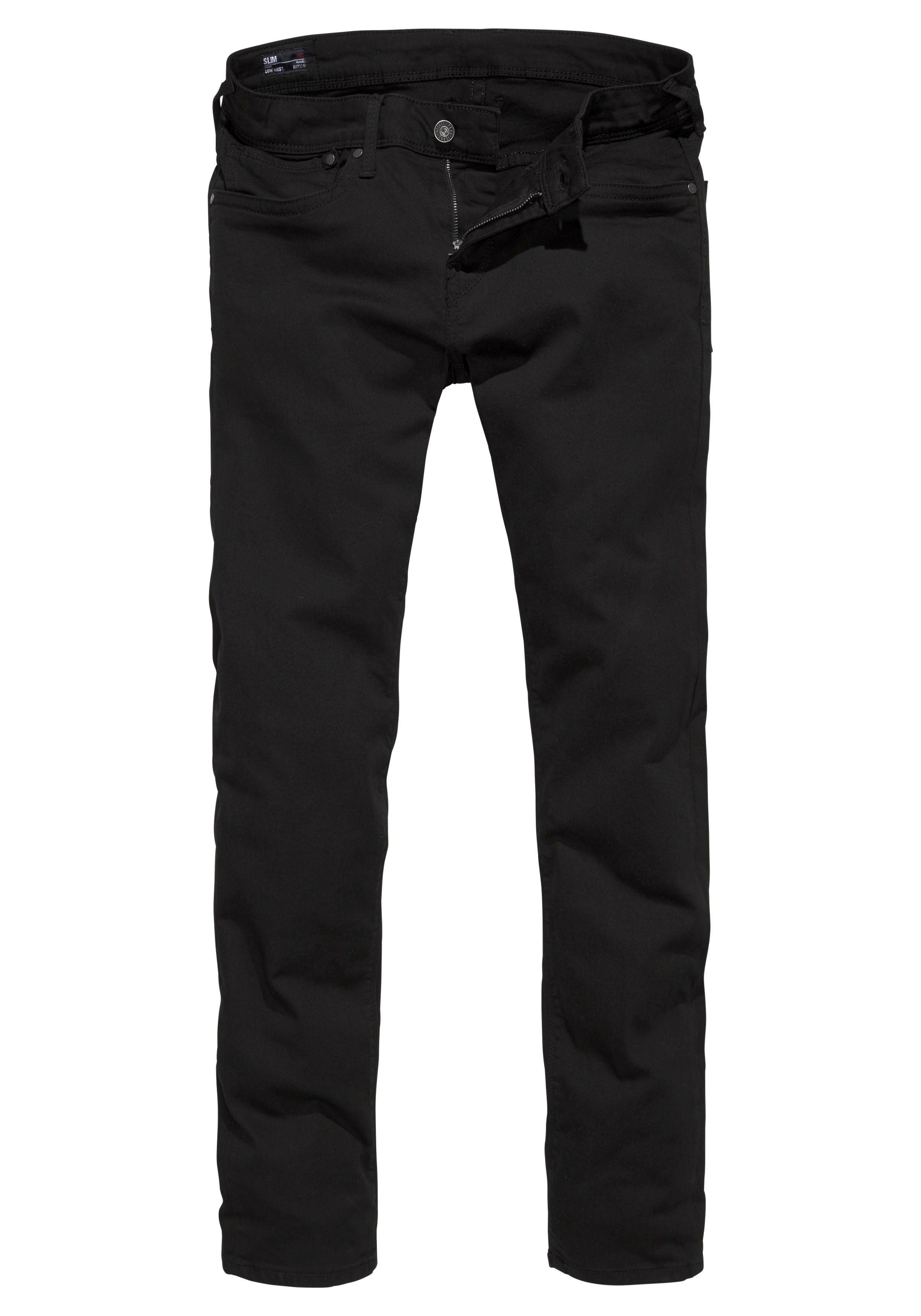 Pepe Jeans black Slim-fit-Jeans HATCH