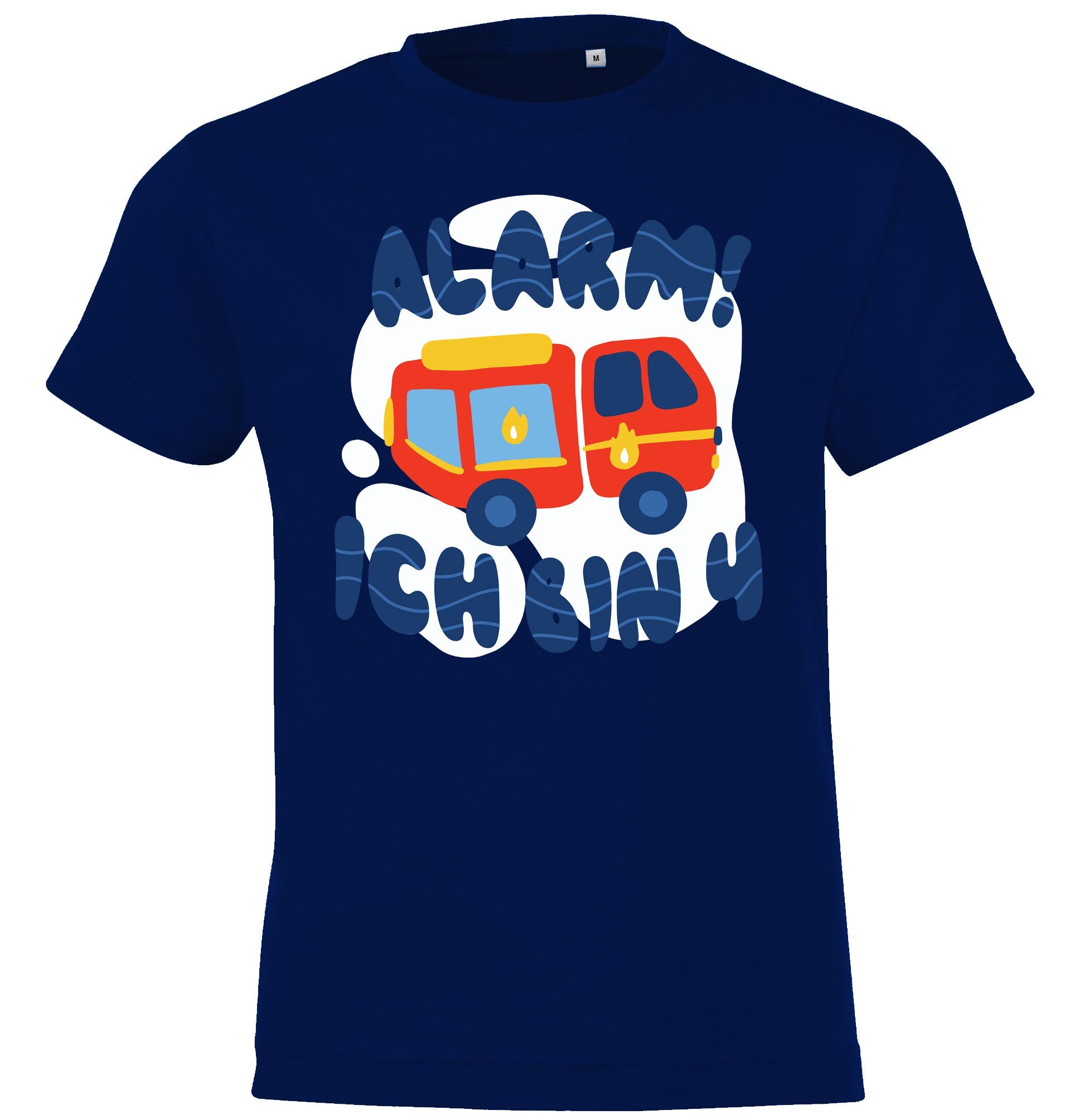 T-Shirt Alarm ich bin 4 Kinder Shirt