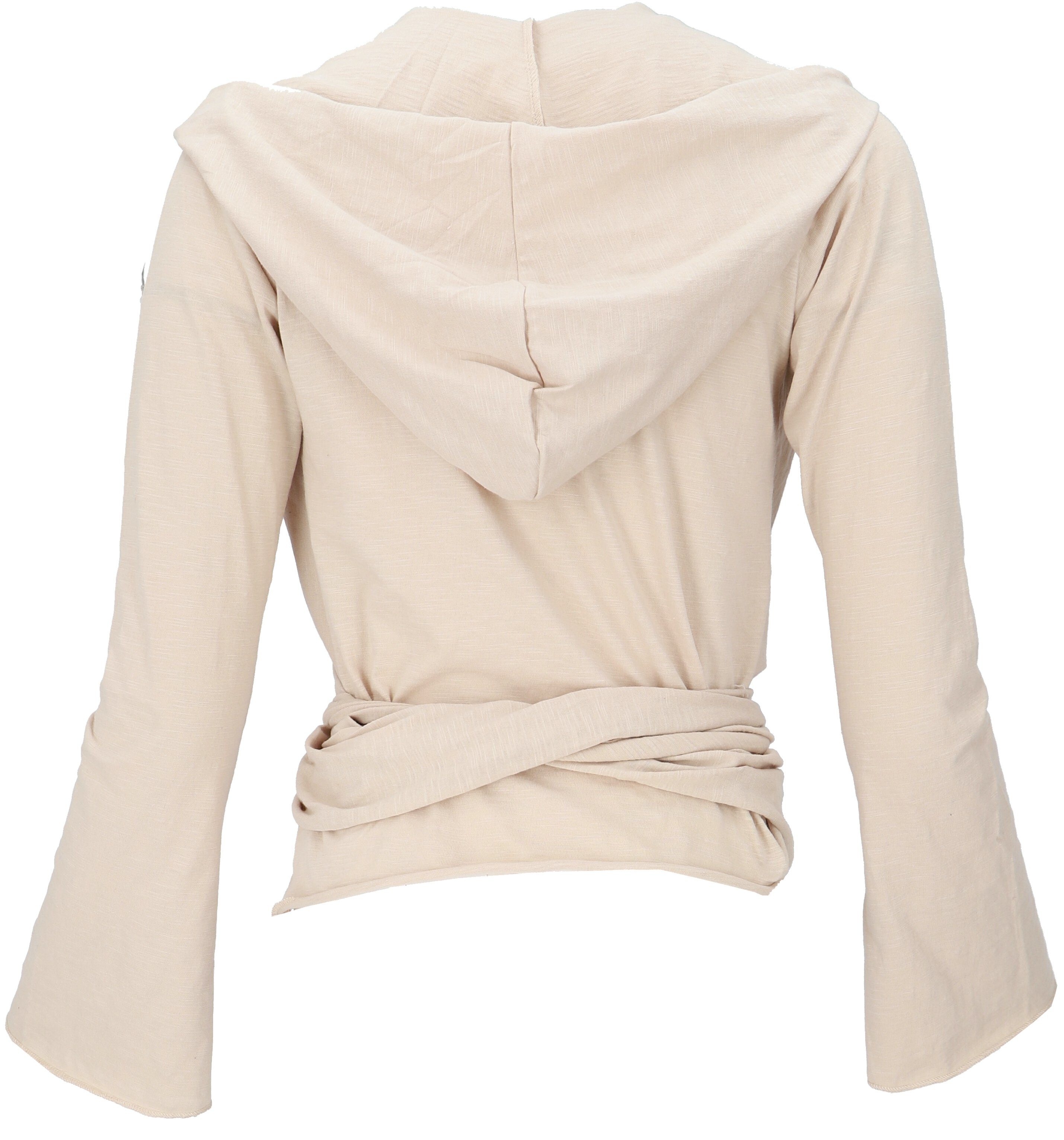 Guru-Shop Longsleeve Wickelshirt, Yogashirt, Langarmshirt mit.. günstig online kaufen