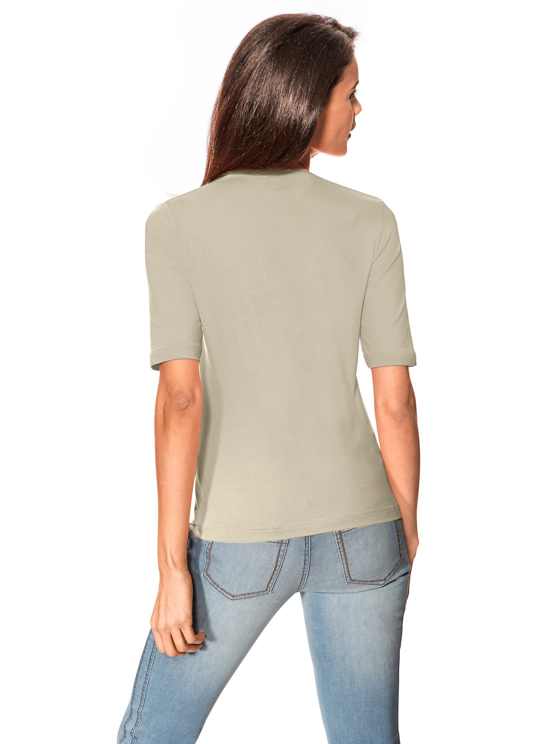 heine T-Shirt V-Shirt Kurzarm günstig online kaufen