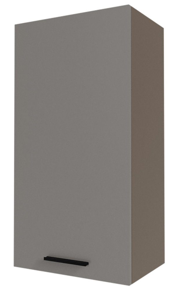 1-türig wählbar stone (Bonn, Bonn XL Feldmann-Wohnen 60cm matt und Klapphängeschrank Front- Hängeschrank) Korpusfarbe grey