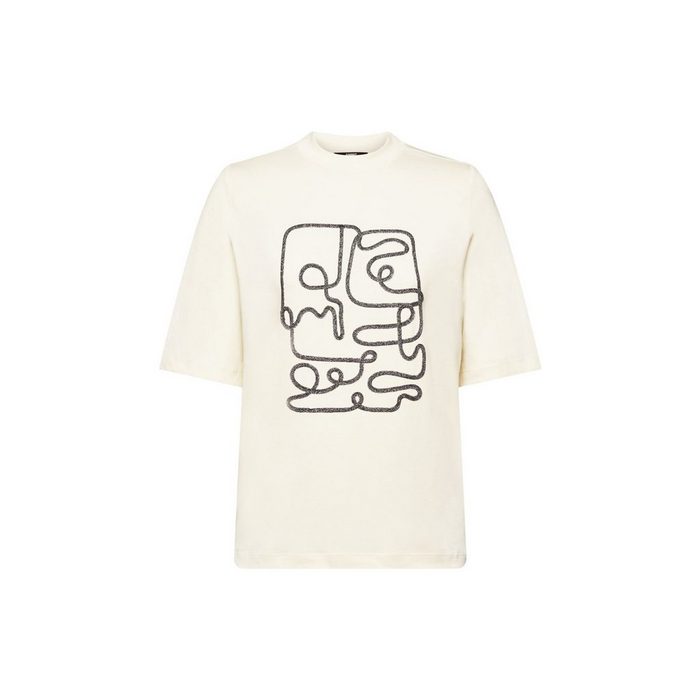Esprit Collection T-Shirt Jersey-T-Shirt mit Aufnäher (1-tlg)