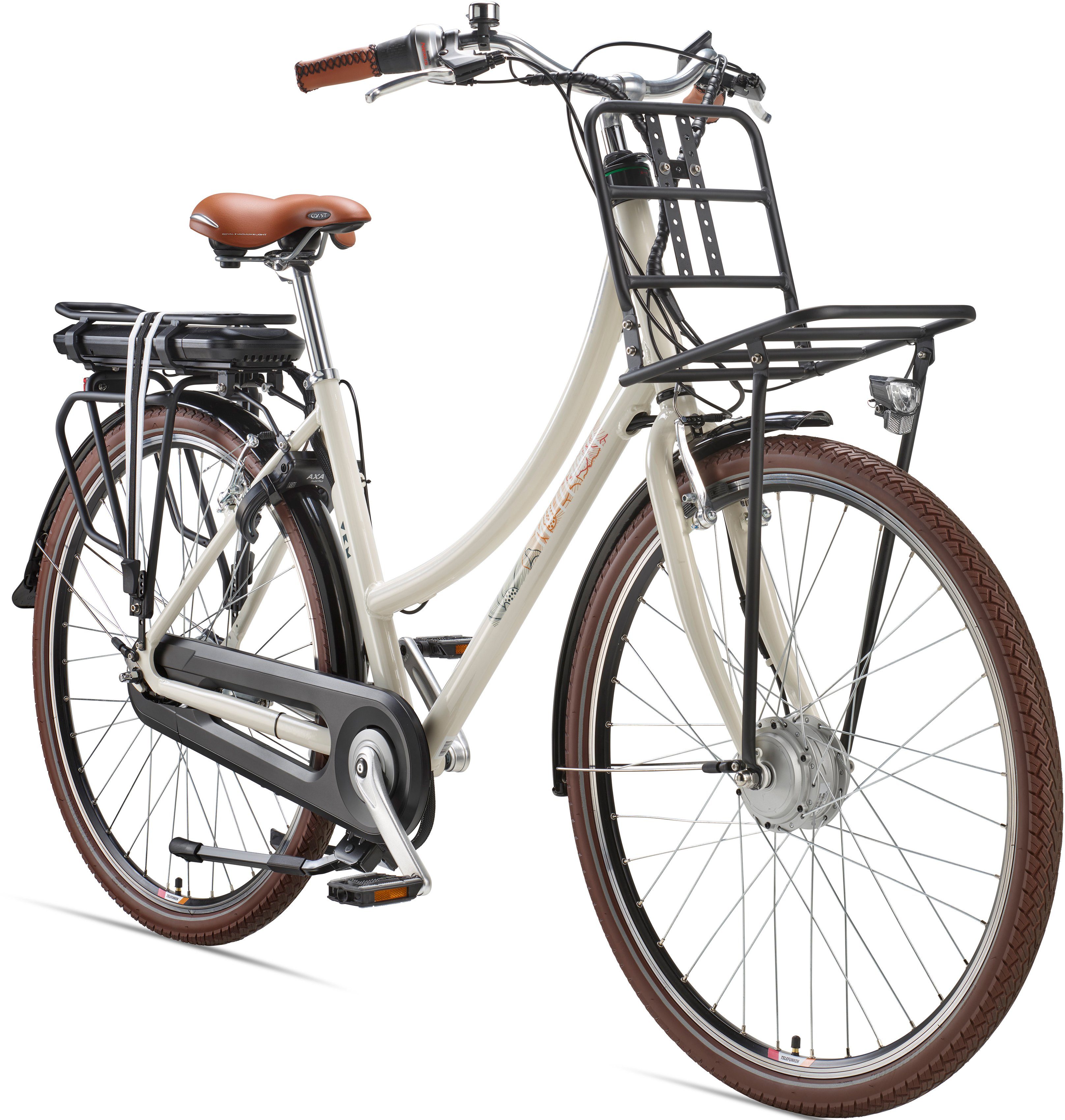 Telefunken E-Bike Cityrad Multitalent RT540, 7 Gang Shimano Nexus Schaltwerk, Nabenschaltung, Frontmotor, 468 Wh, Pedelec, Elektrofahrrad für Damen u. Herren