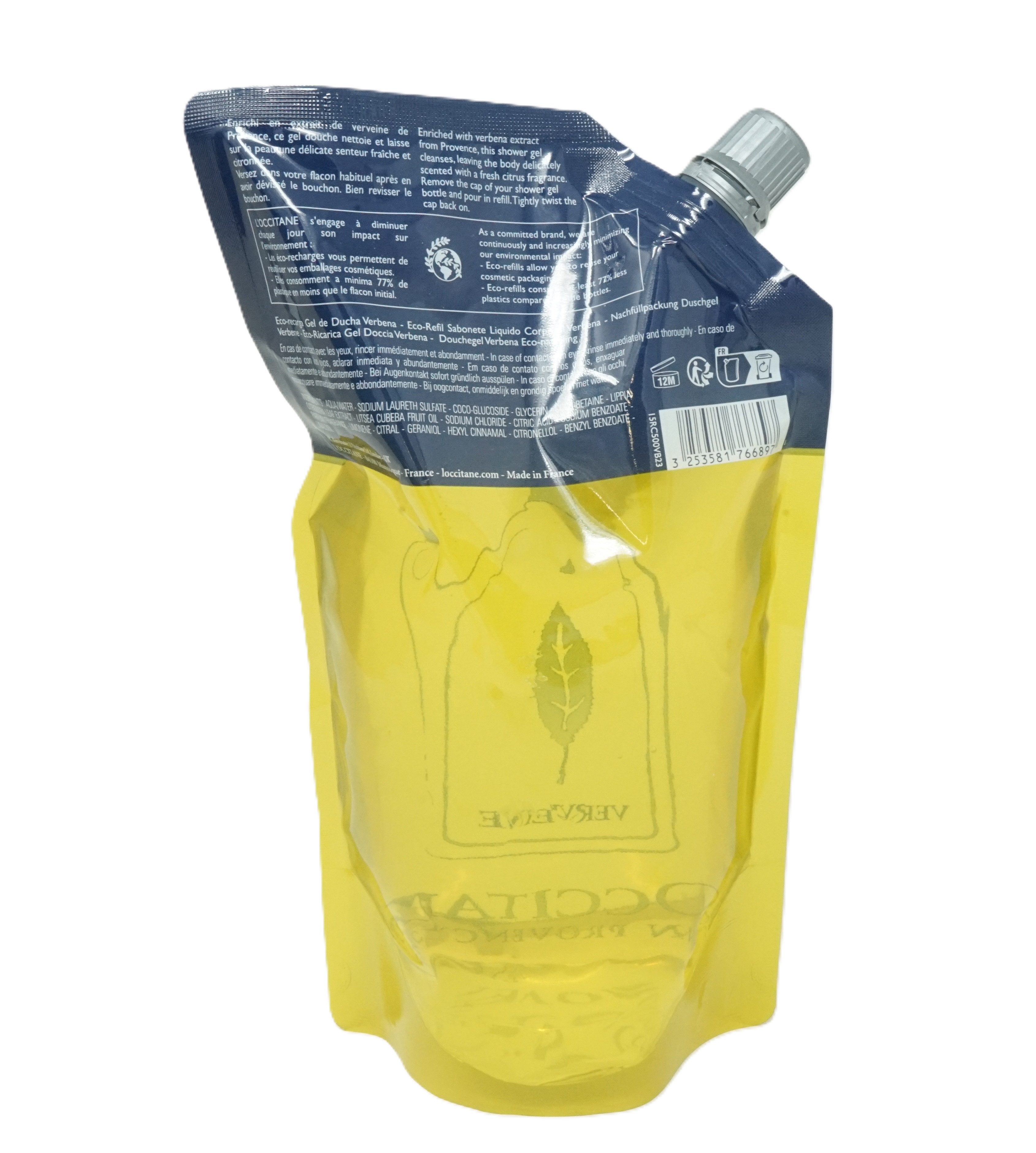 L'OCCITANE Duschgel L'Occitane Verveine eco recharger refill Duschgel 500 ml