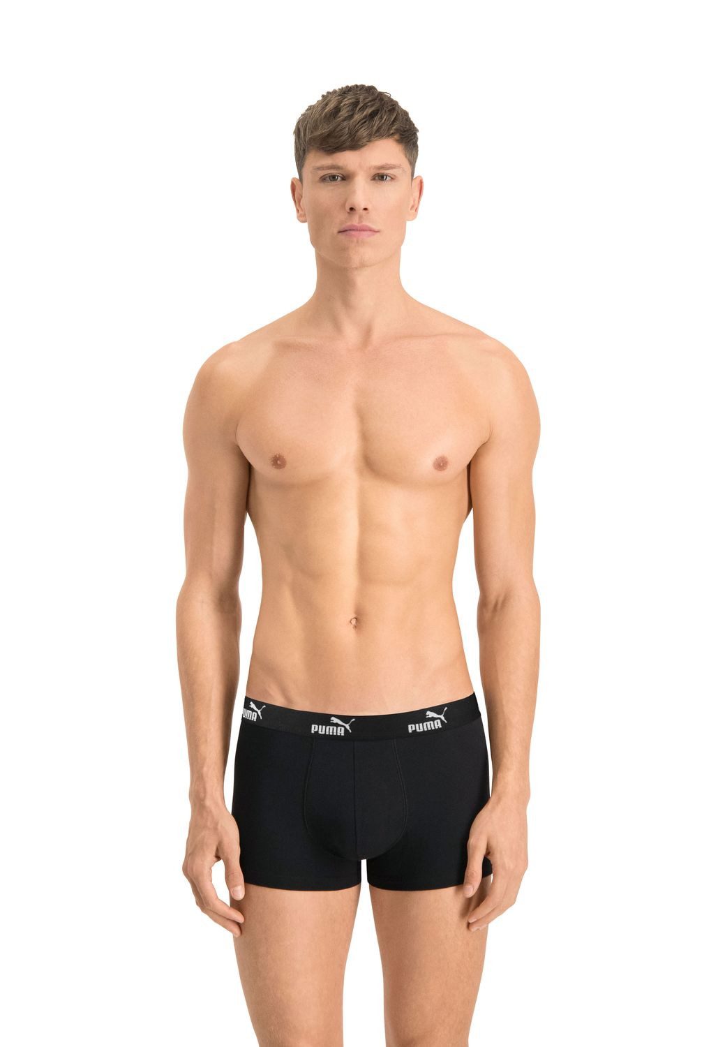 PUMA BODYWEAR Boxershorts Everyday Bodywear ohne Eingriff, Logo-Bund im 4er Pack