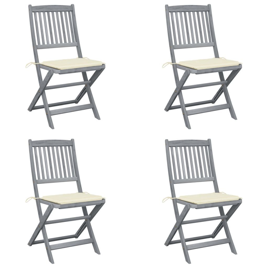 vidaXL Gartenstuhl Klappbare Gartenstühle 4 Stk. günstig online kaufen
