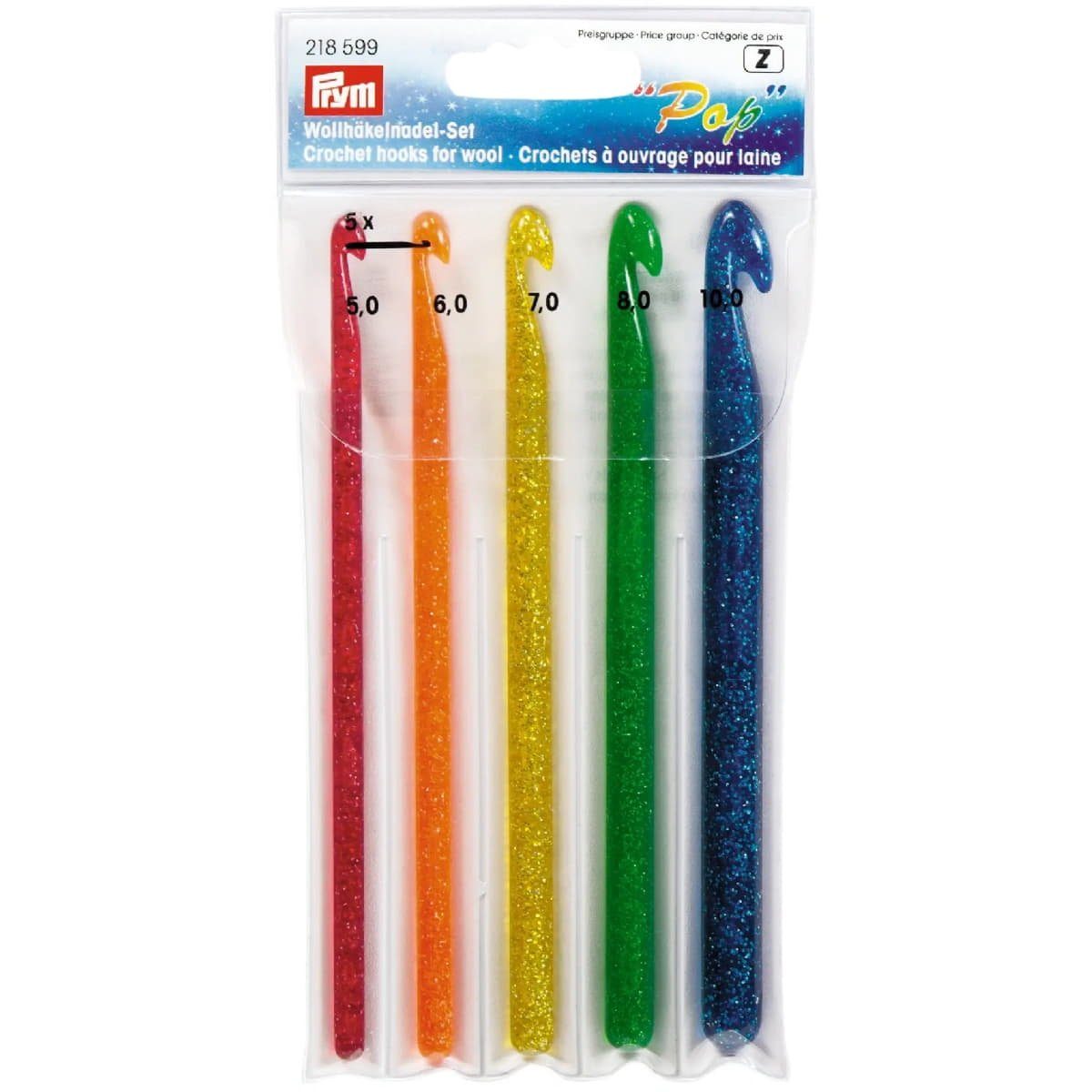 Prym Kreativset Prym 5 Häkelnadel Set Pop, (embroidery kit by Marussia)