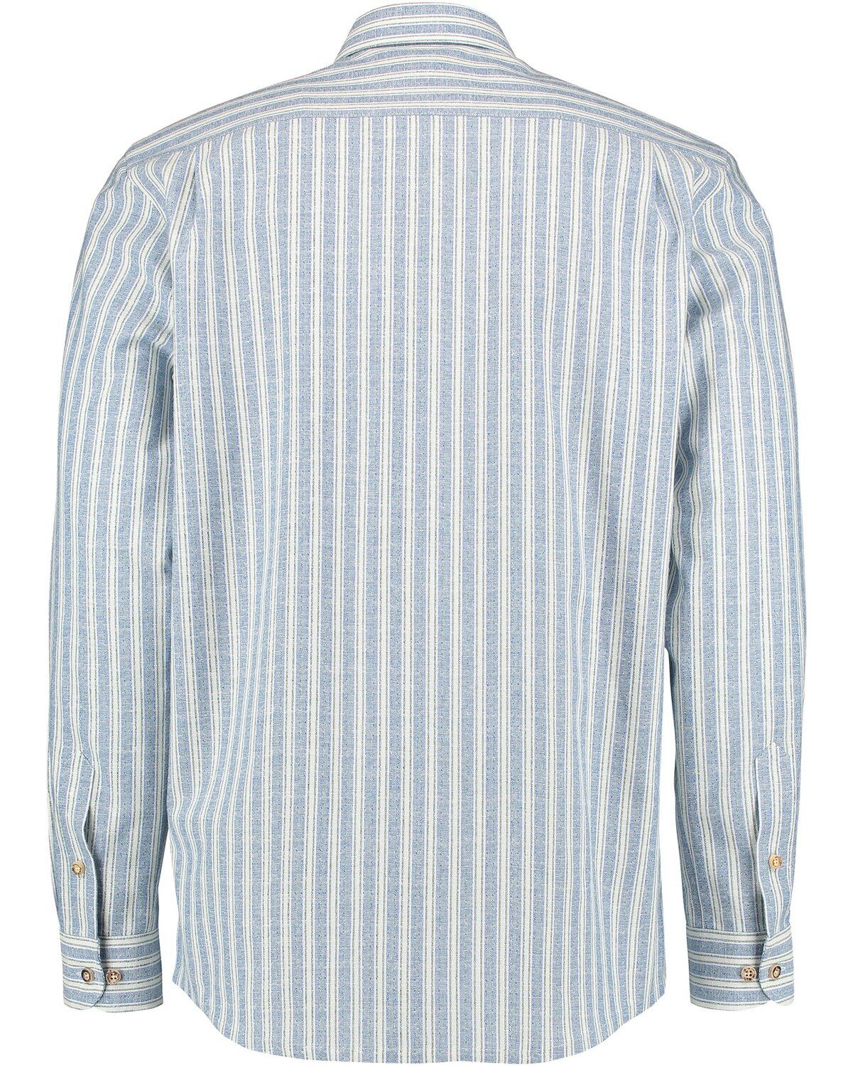 Luis Steindl Trachtenhemd Trachtenhemd Streifen Blau mit