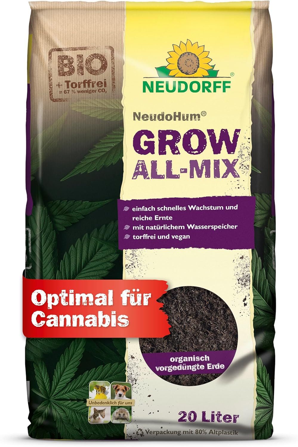 Neudorff Blumenerde NeudoHum Grow Erde All-Mix günstig online kaufen