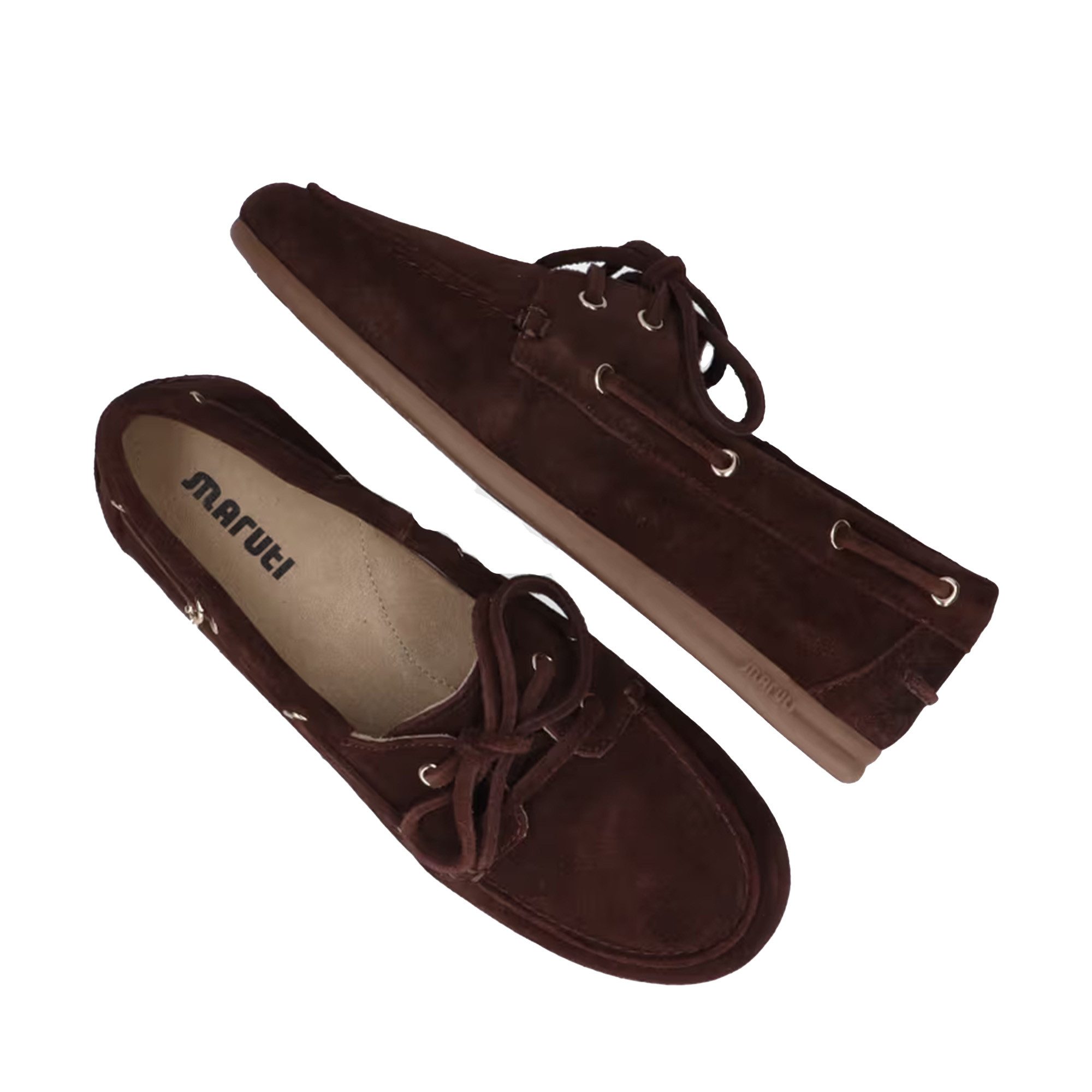 Maruti Eliza Suede Brown Loafer