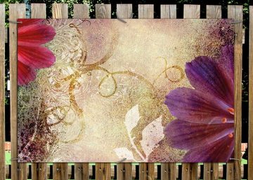 Wallario Sichtschutzzaunmatten Harmonien in lila