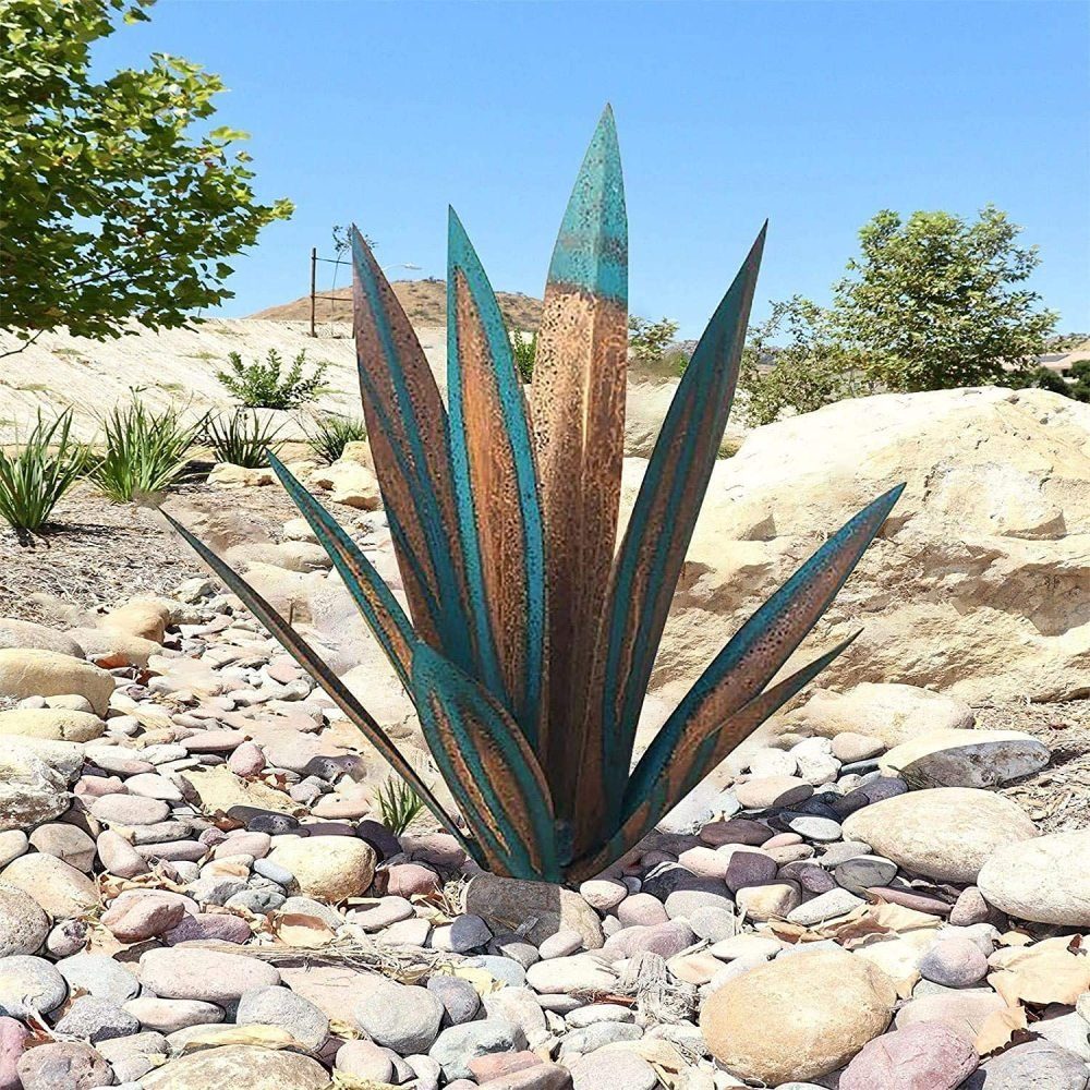 Tequila Zierbrücke Skulptur,Metall Jormftte Rustikale Agave