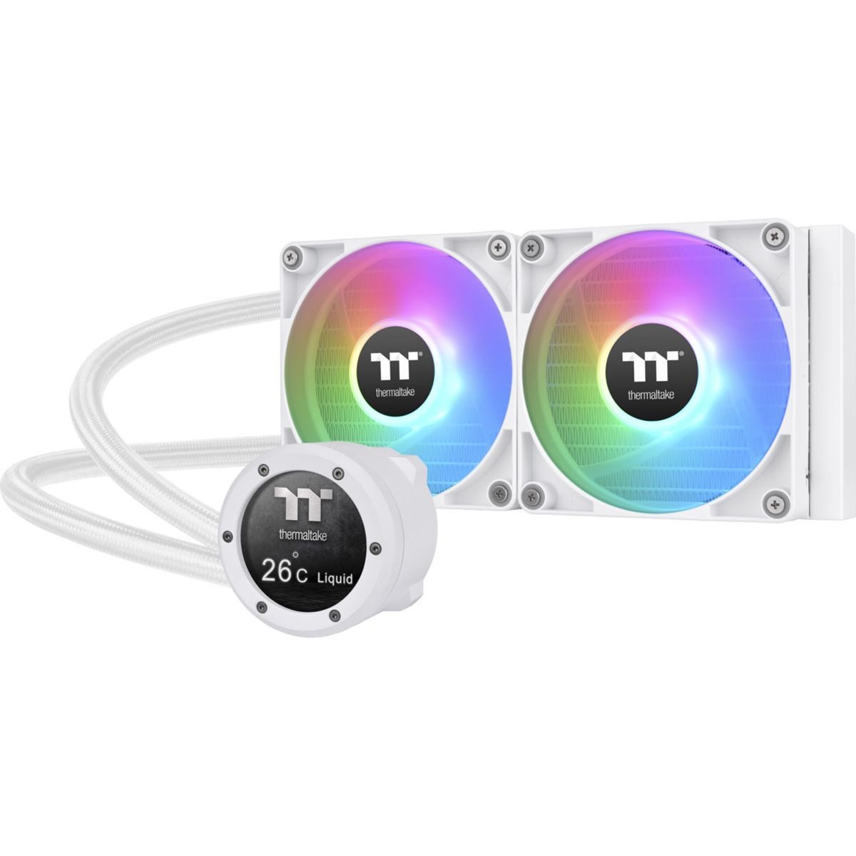 Thermaltake Computer-Kühler TH240 V2 Ultra ARGB Sync CPU Liquid Cooler Snow
