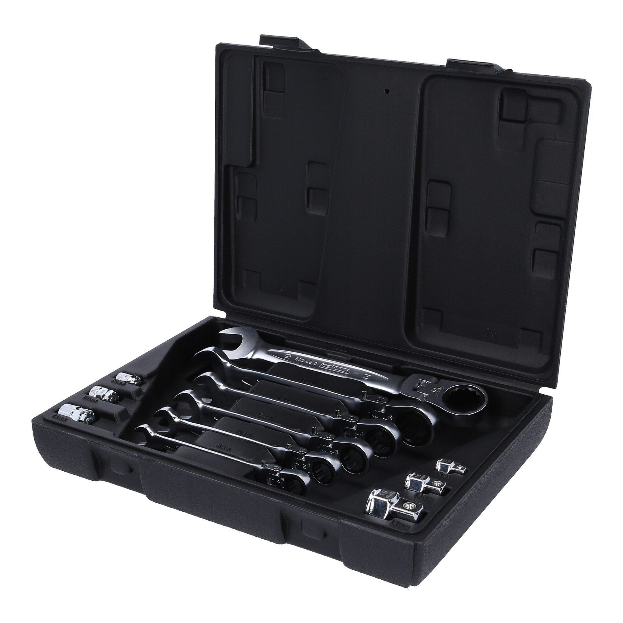 KS Tools Schraube KS Tools GEARplus Gelenk-Ratschenringmaulschlüssel-Satz, 12-teiligfest