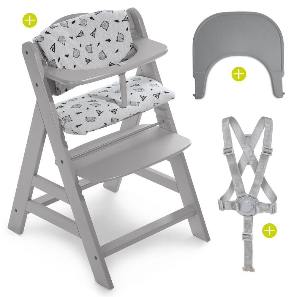 Hauck Hochstuhl Alpha Plus Grau (3 günstig online kaufen