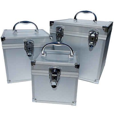 ECI Tools Werkzeugkoffer »Aluminium Koffer Leer Silber Würfelform Alu Box«
