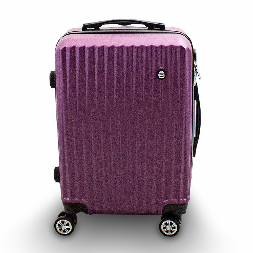 Barut Handgepäck-Trolley Barut Reisekoffer M Modell General Lila, 4 Rollen – Bild 2 von 5
