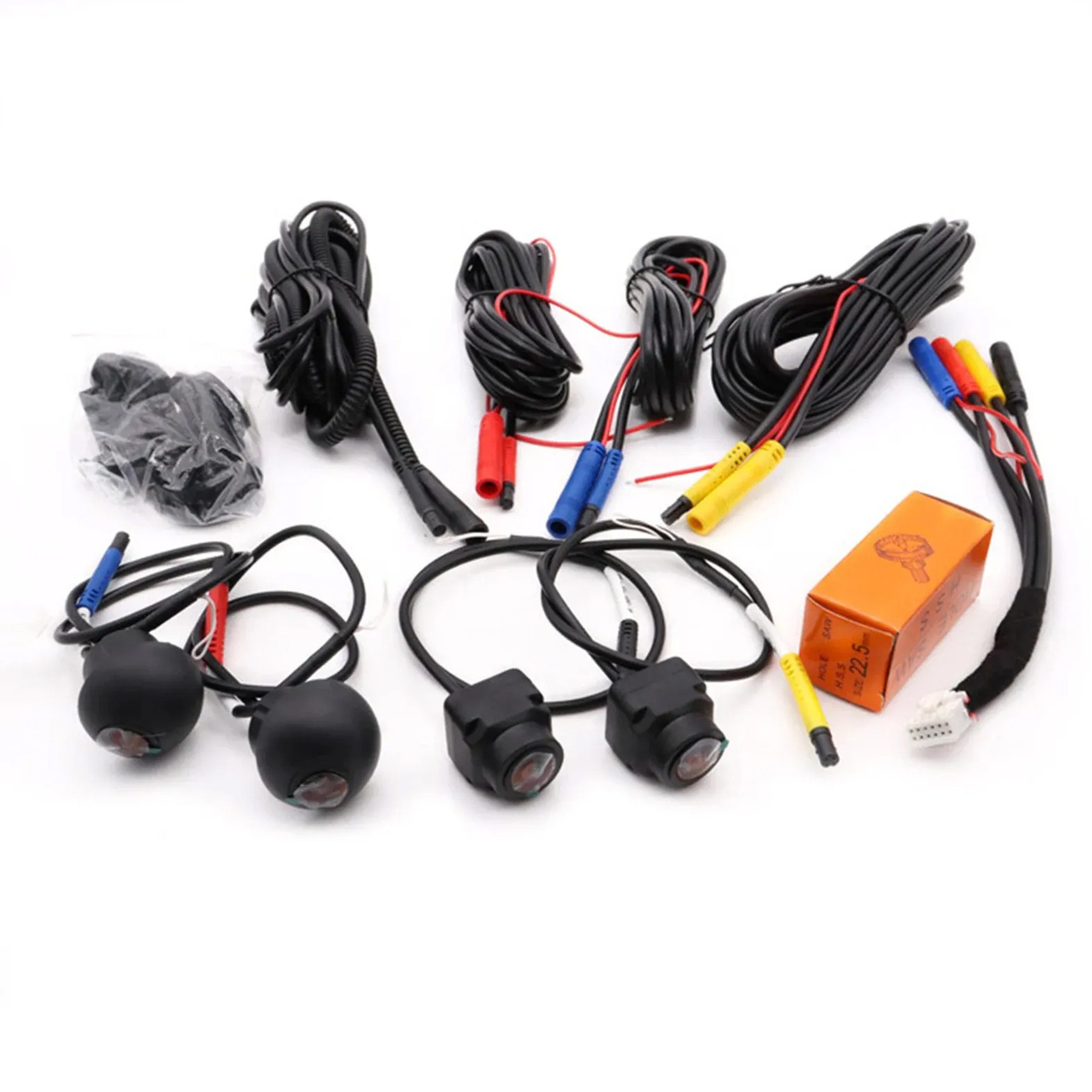 TAFFIO 360° Grad Kamera Vogelperspektive Einparkhilfe für TAFFIO® Autoradios Rückfahrkamera