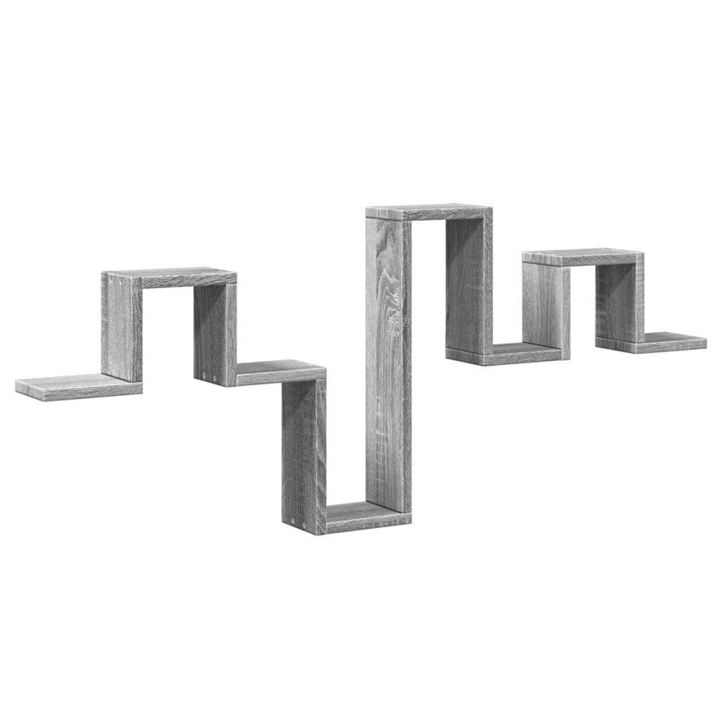 vidaXL Regal Wandregal Grau Sonoma 104,5x10x43 günstig online kaufen