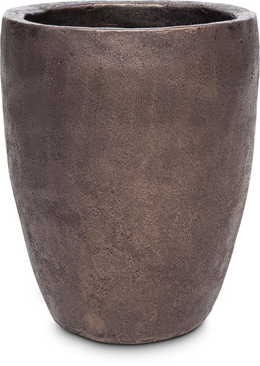 Lava 53 Pflanzkübel cm, bronze fleur Ø mit Pflanzgefäß, ami 44 cm, Höhe