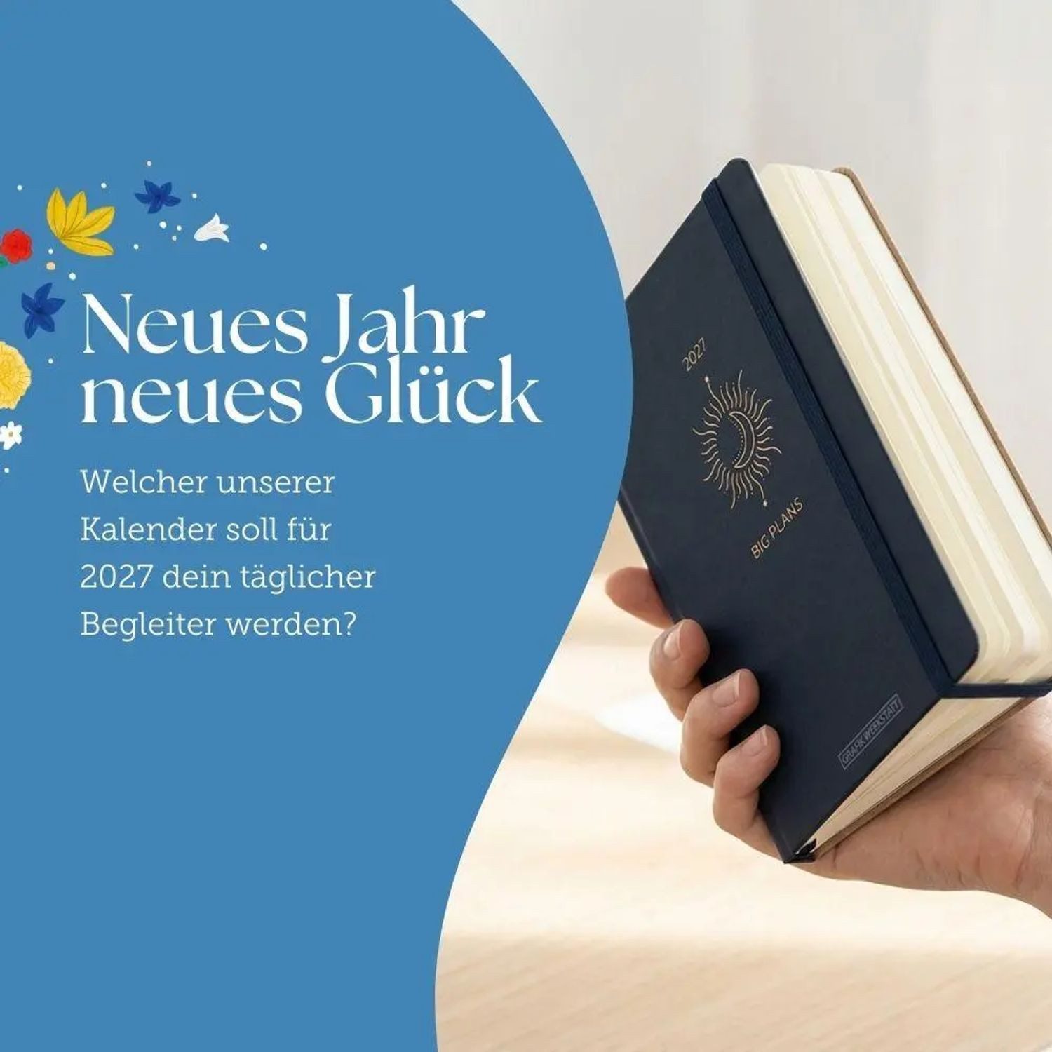 Grafik Werkstatt Schülerkalender Schülerkalender 2026 / 2027 Good Vibes Only