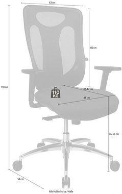 TOPSTAR Bürostuhl Sitness Net Pro 100