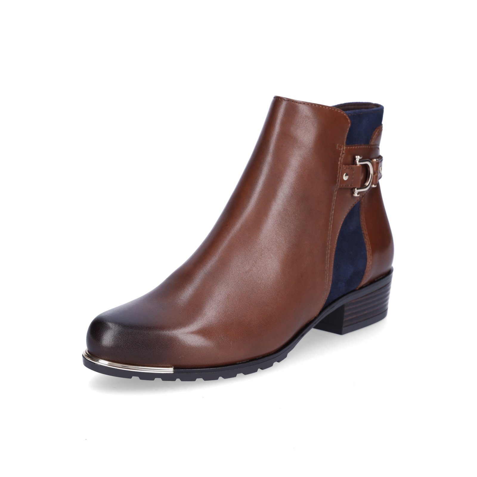 Caprice Damen Stiefelette cognac Stiefelette