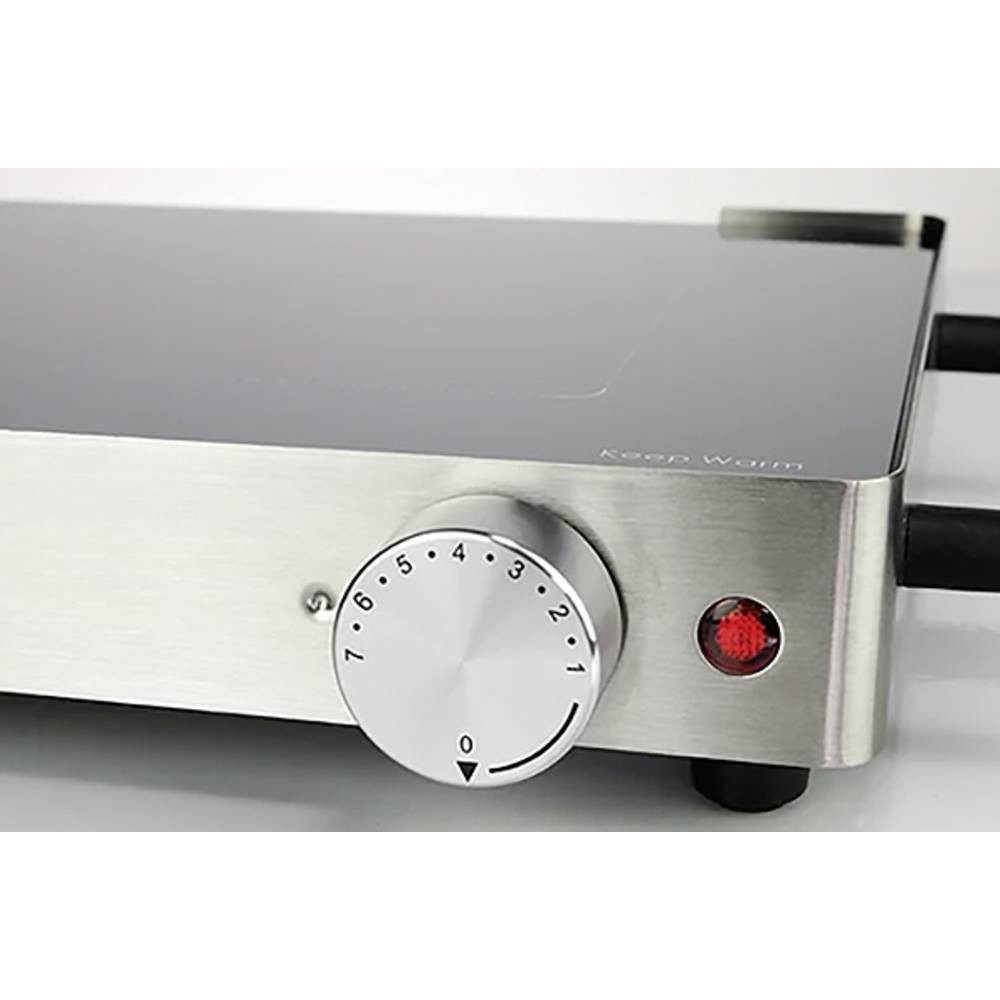 KORONA Fleischhammer Tischgrill stufenloser Temperaturregler Silber, Schwarz 46100, stufenloser Temperaturregler – Bild 2 von 5