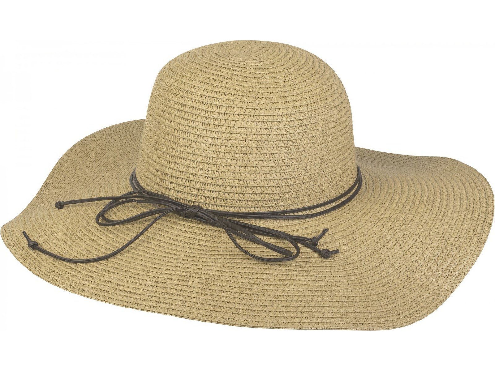 styleBREAKER Sonnenhut Floppy Sonnenhut mit schmalem Zierband und Schleife (1-St)