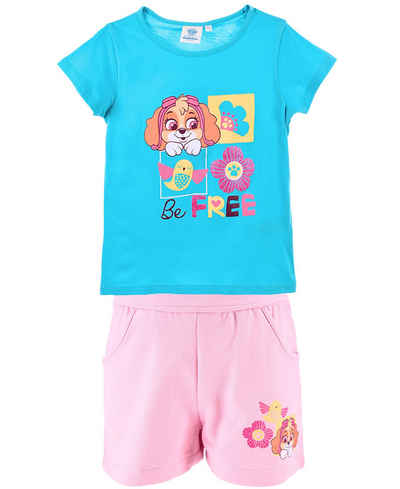 PAW PATROL T-Shirt & Шорты Skye (2-tlg) Mädchen Sommeroutfit Gr. 98 - 116 cm