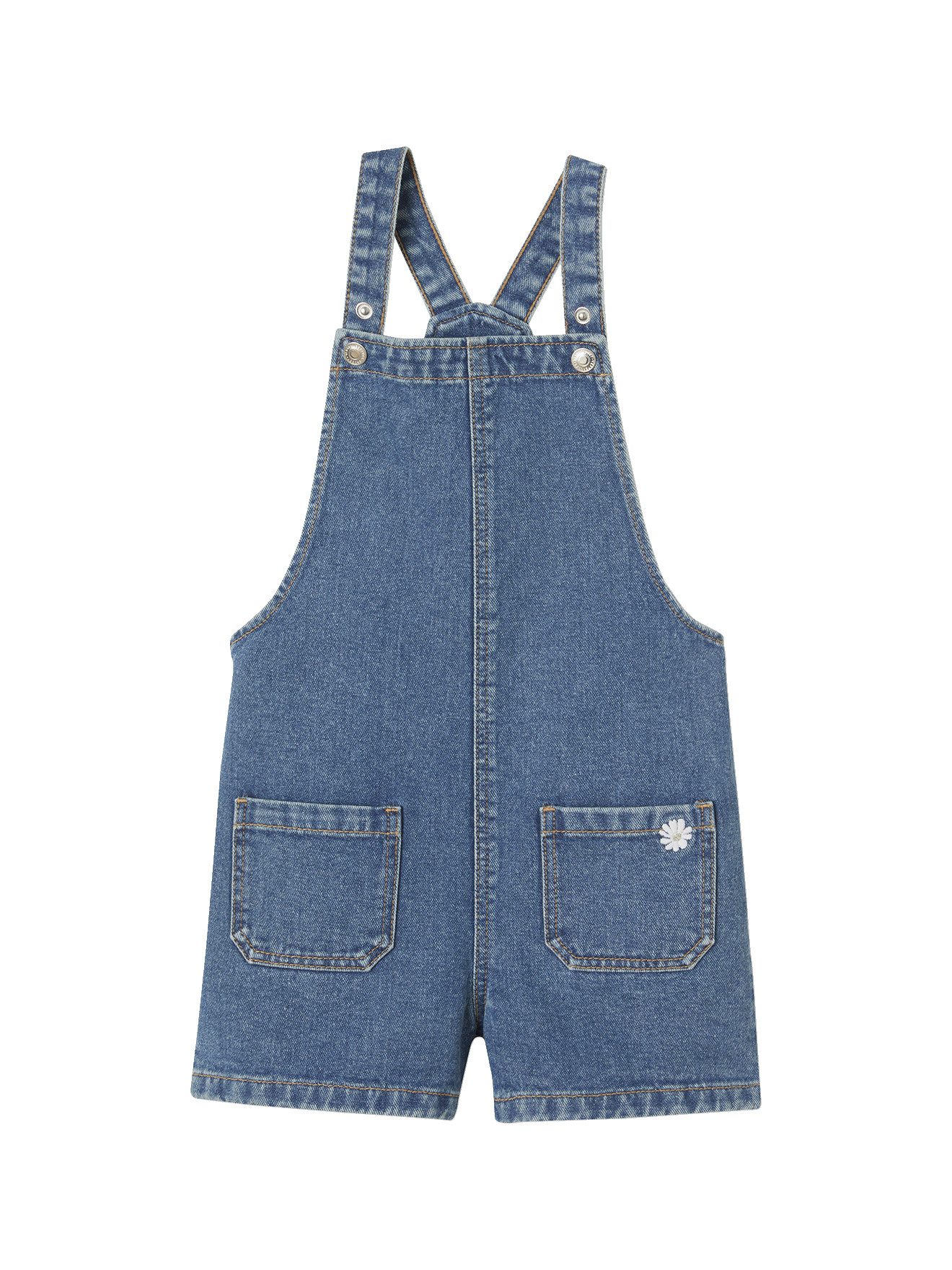 vertbaudet Latzhose Mädchen-Set: T-Shirt & Latzshorts