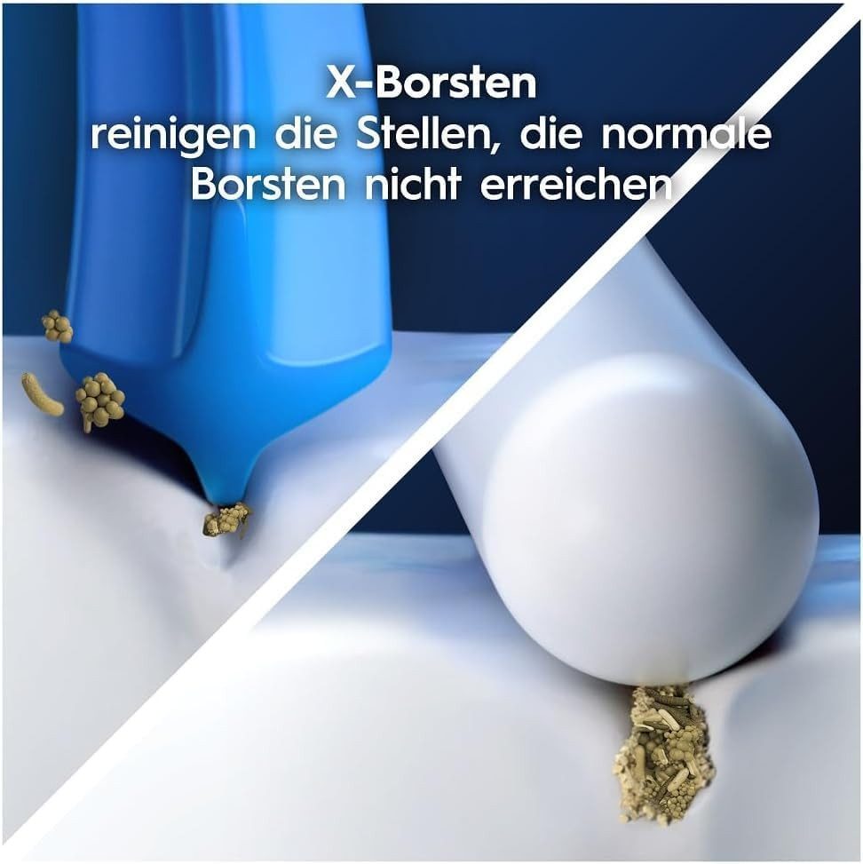 Oral-B Aufsteckbürsten Pro Precision Clean, X-förmige Borsten für E-Zahnbürste, weiß 16 Stück