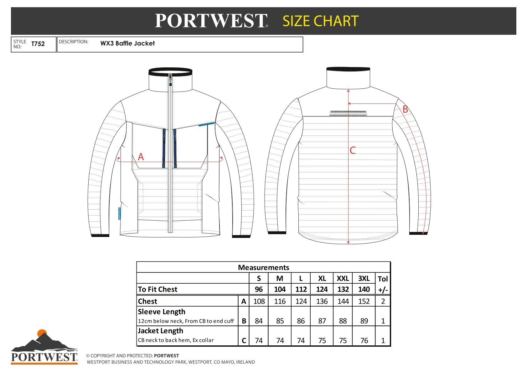 Portwest Steppjacke WX3 Hybrid Steppjacke Insulatexfutter