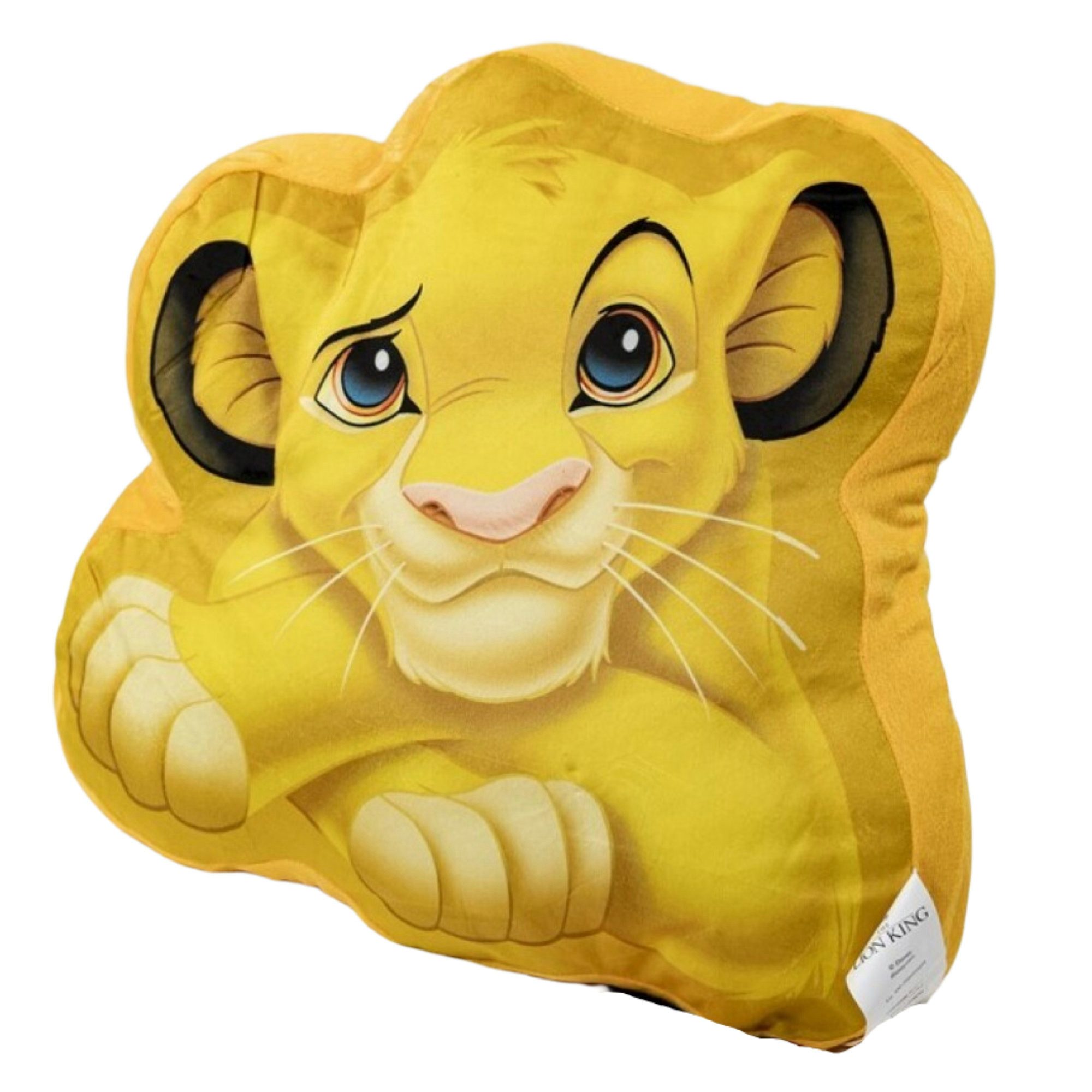 Disney Dekokissen Disney König der Löwen Simba 3D Velours Kissen Dekokissen, 40x40 cm