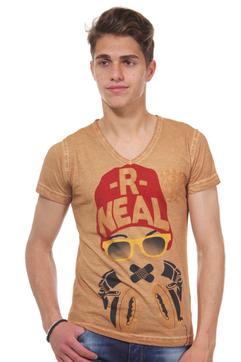 R-NEAL V-Shirt camel