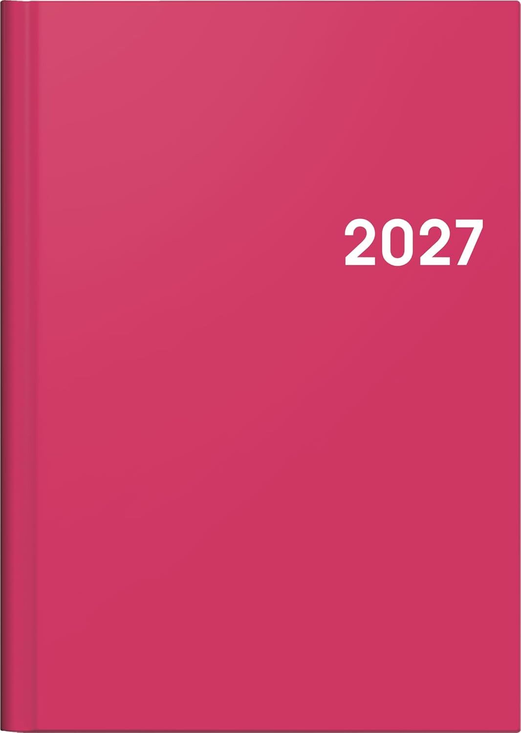 BRUNNEN Buchkalender BRUNNEN Buchkalender Mod. 796 2027, A5, Papier, pink