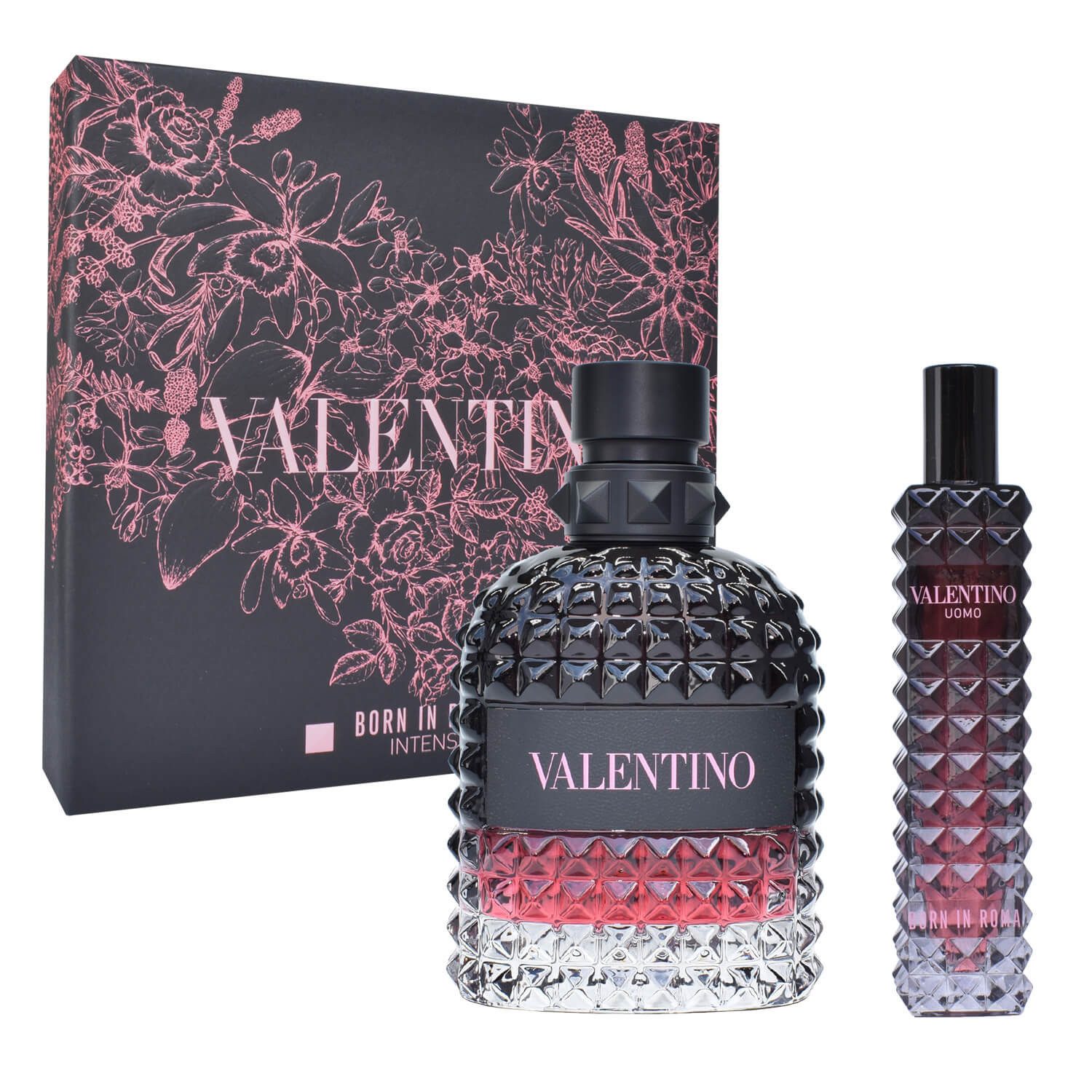 Valentino Duft-Set Uomo Born in Roma Intense Eau de Parfum 50 ml + Travel Stick 10 ml