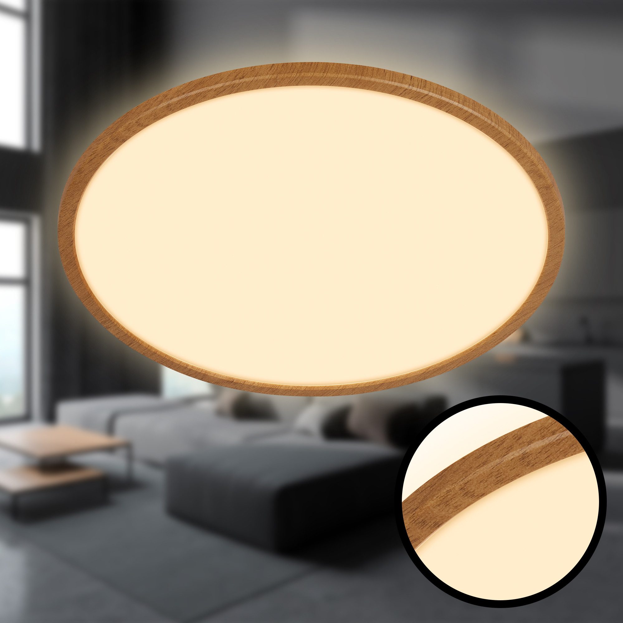 Briloner Leuchten Deckenleuchte LED Deckenlampe Extra-Warmweiß günstig online kaufen