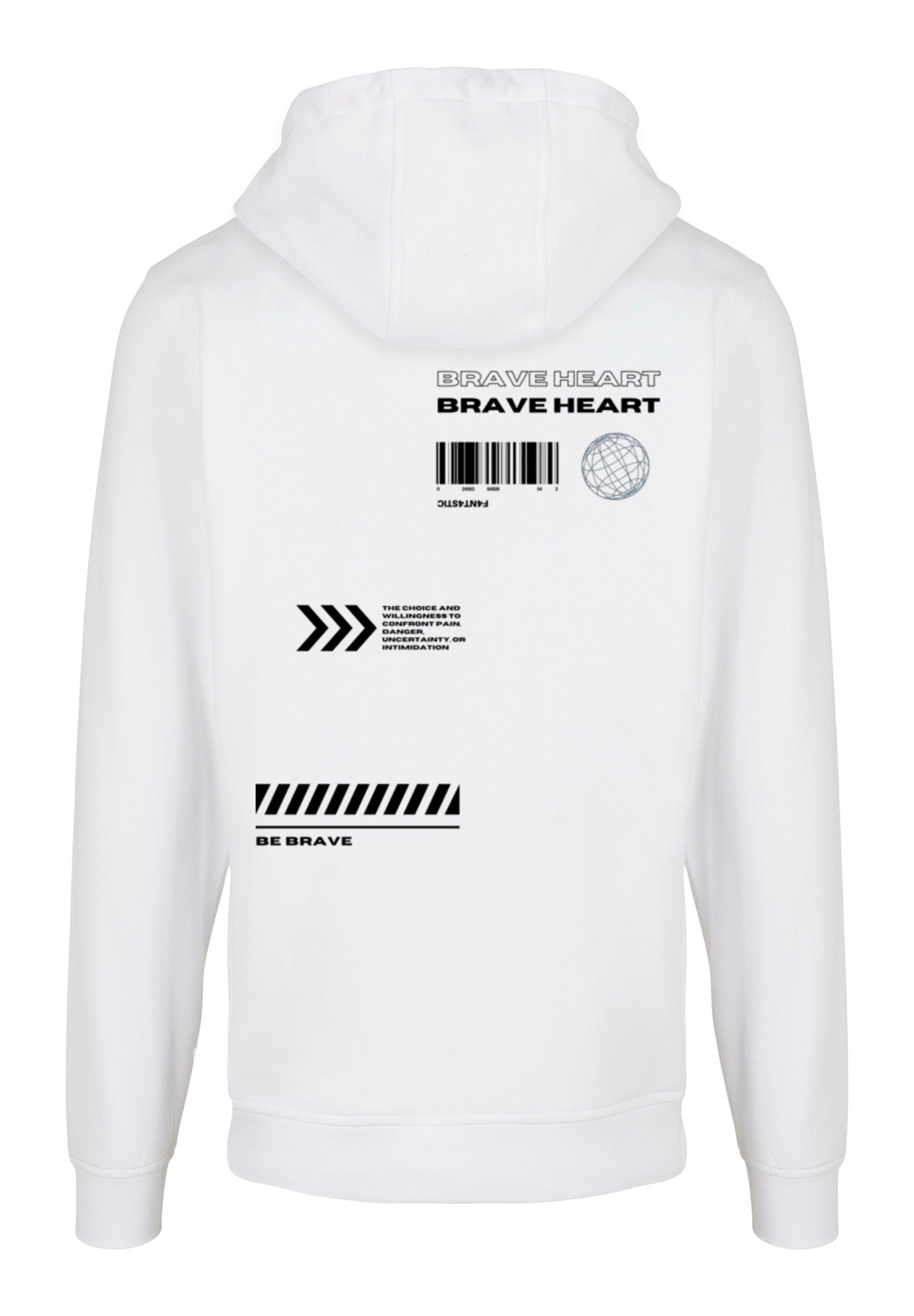 F4NT4STIC Kapuzenpullover Brave Heart HOODIE Print | Hoodies
