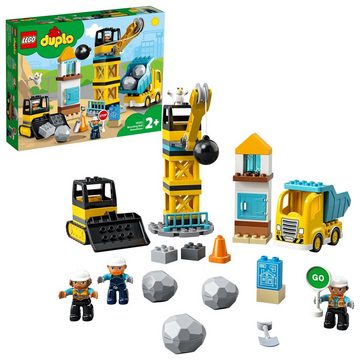 LEGO® Konstruktions-Spielset Town 10932 Baustelle mit Abrissbirne, (56 St)