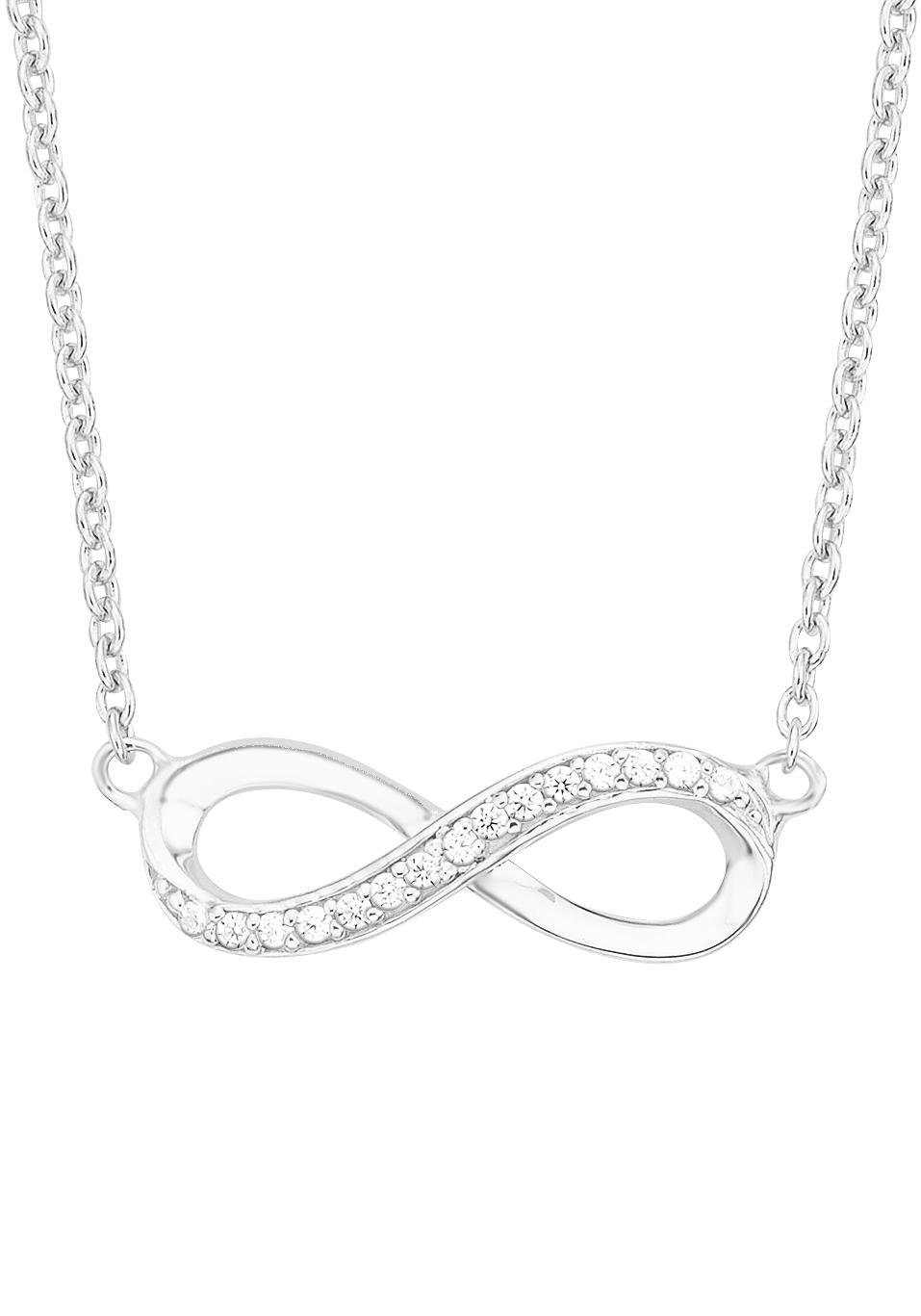 s.Oliver Silberkette Infinity/Unendlichkeit, mit Zirkonia (synth)