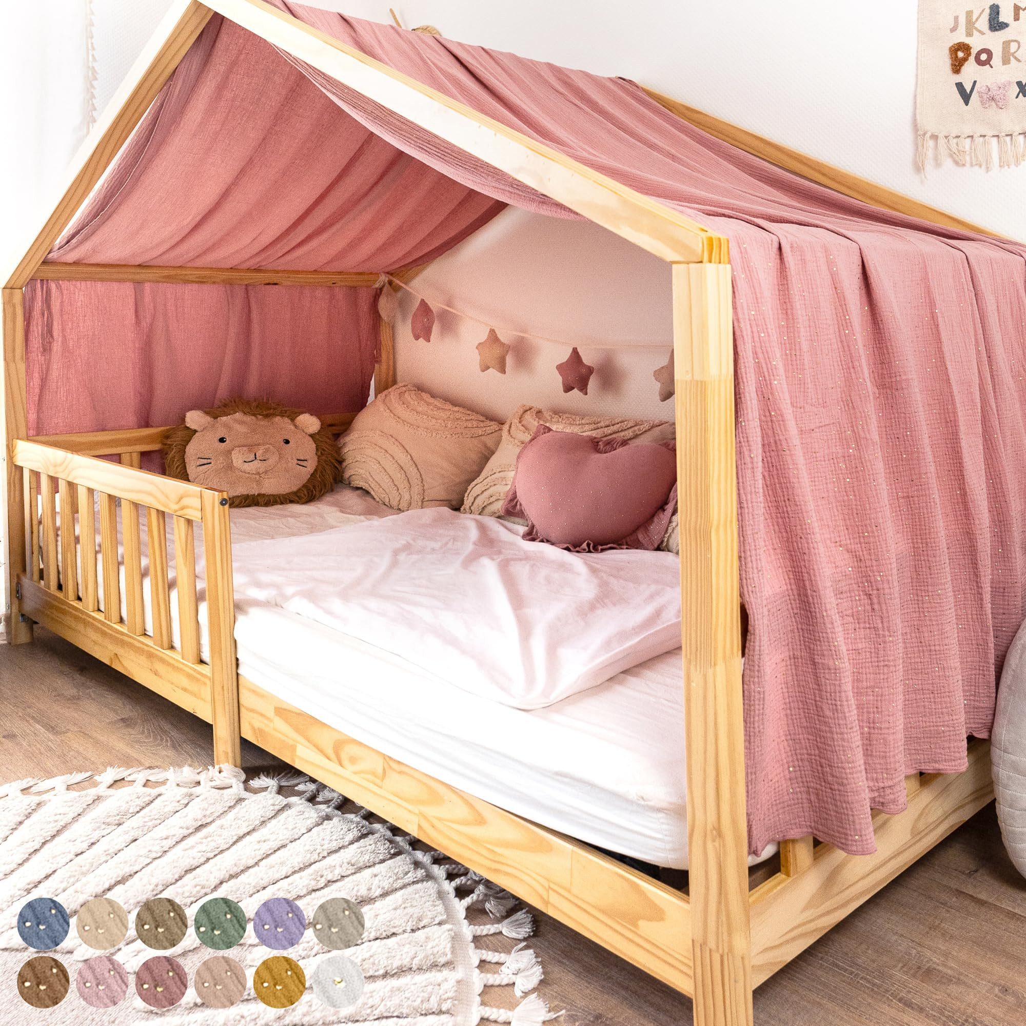 lilimaus Betthimmel Musselin Hausbett Himmel Kinderzimmer günstig online kaufen